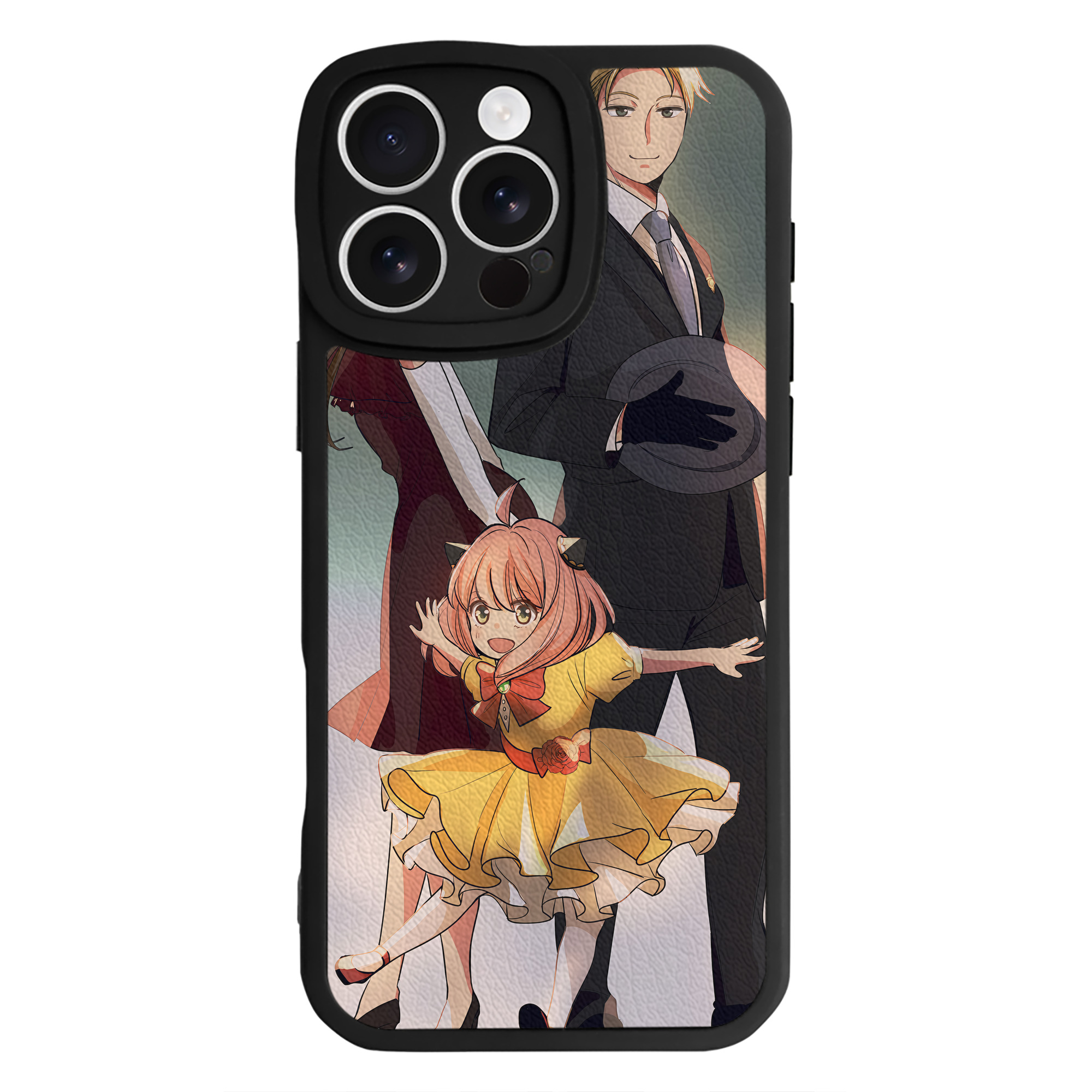 （画像用） SPY×FAMILY间谍家家酒 【iPhone 16シリーズ対応】シリコンスマホケース（レザー調） 材質：シリコン